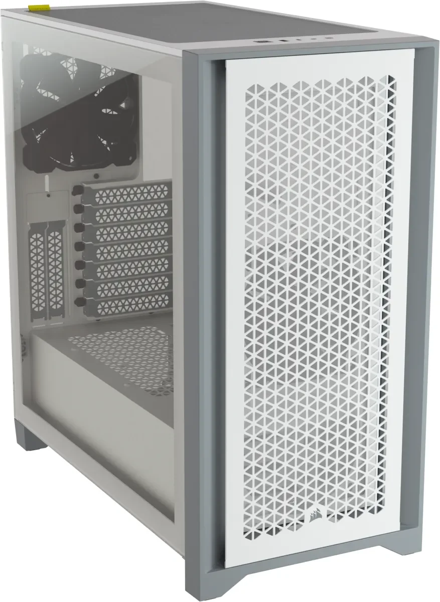 Корпус для ПК Corsair 4000D Airflow без БЖ / ATX / Білий, фото №1
