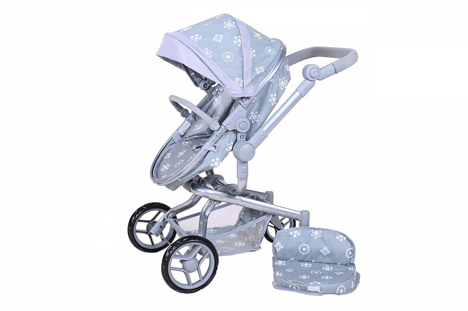Коляска для ляльок KNORRTOYS.COM Boonk 90940 Королівський Сірий, фото №5