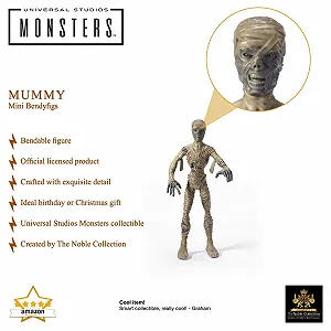 Гнучка фігурка The Noble Collection Universal Monsters Mini Bendyfig Mummy 14 см EV-25435 synthetic.ua - Фото 1