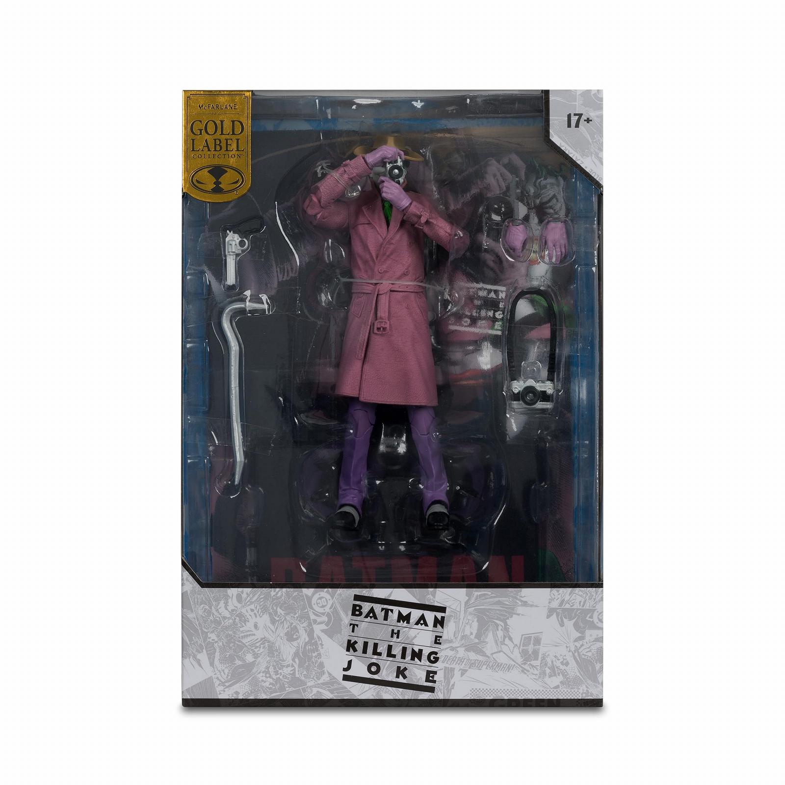Фігурка McFarlane DC Multiverse Cover Recreations The Joker (Batman: The Killing Joke) (Gold Label) 18 см, фото №11