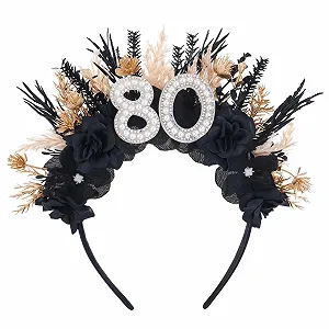 Обруч Черный для Дня рождения для женщин - Фото 1