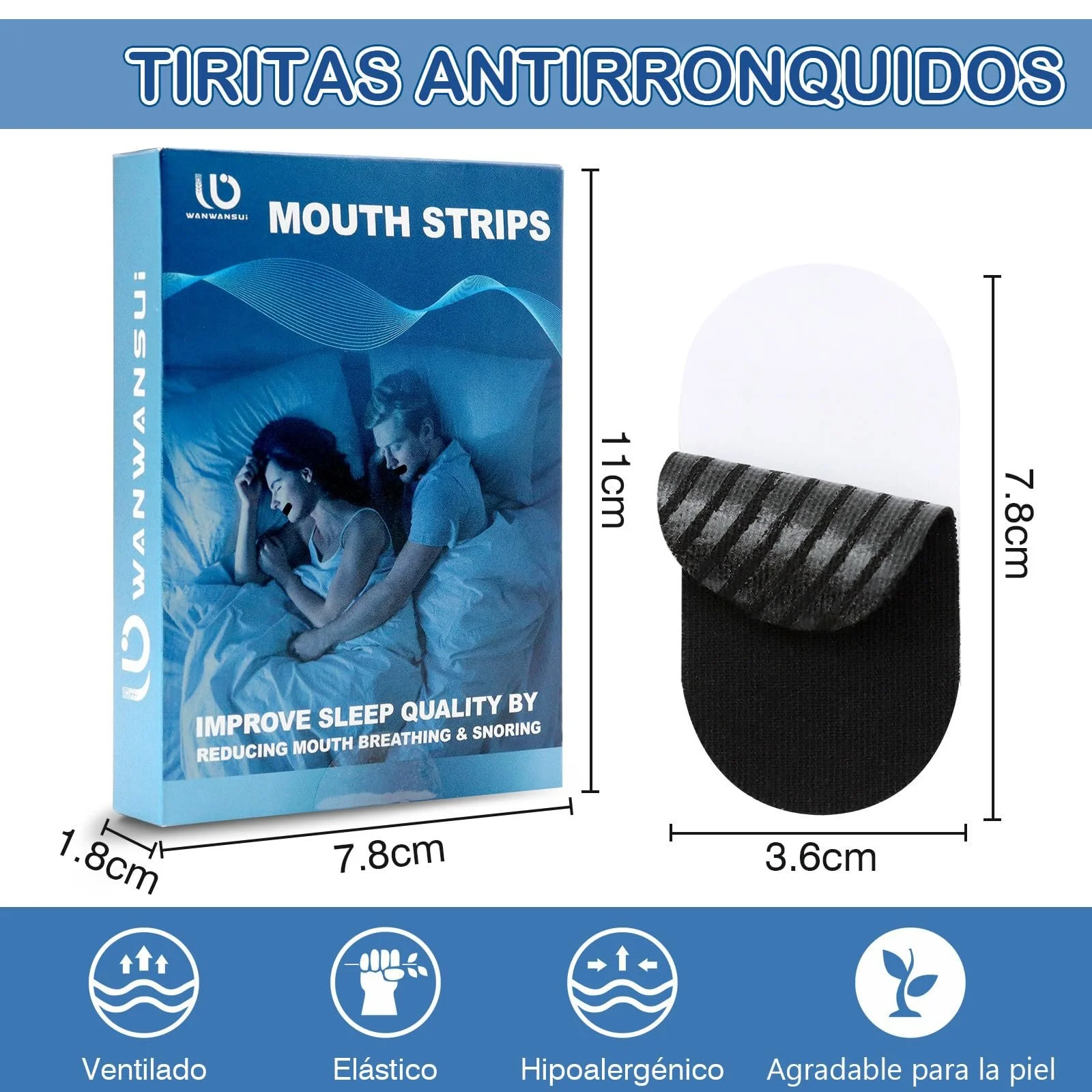 Пластирі VEGCOO від хропіння, 40 шт., фото №2