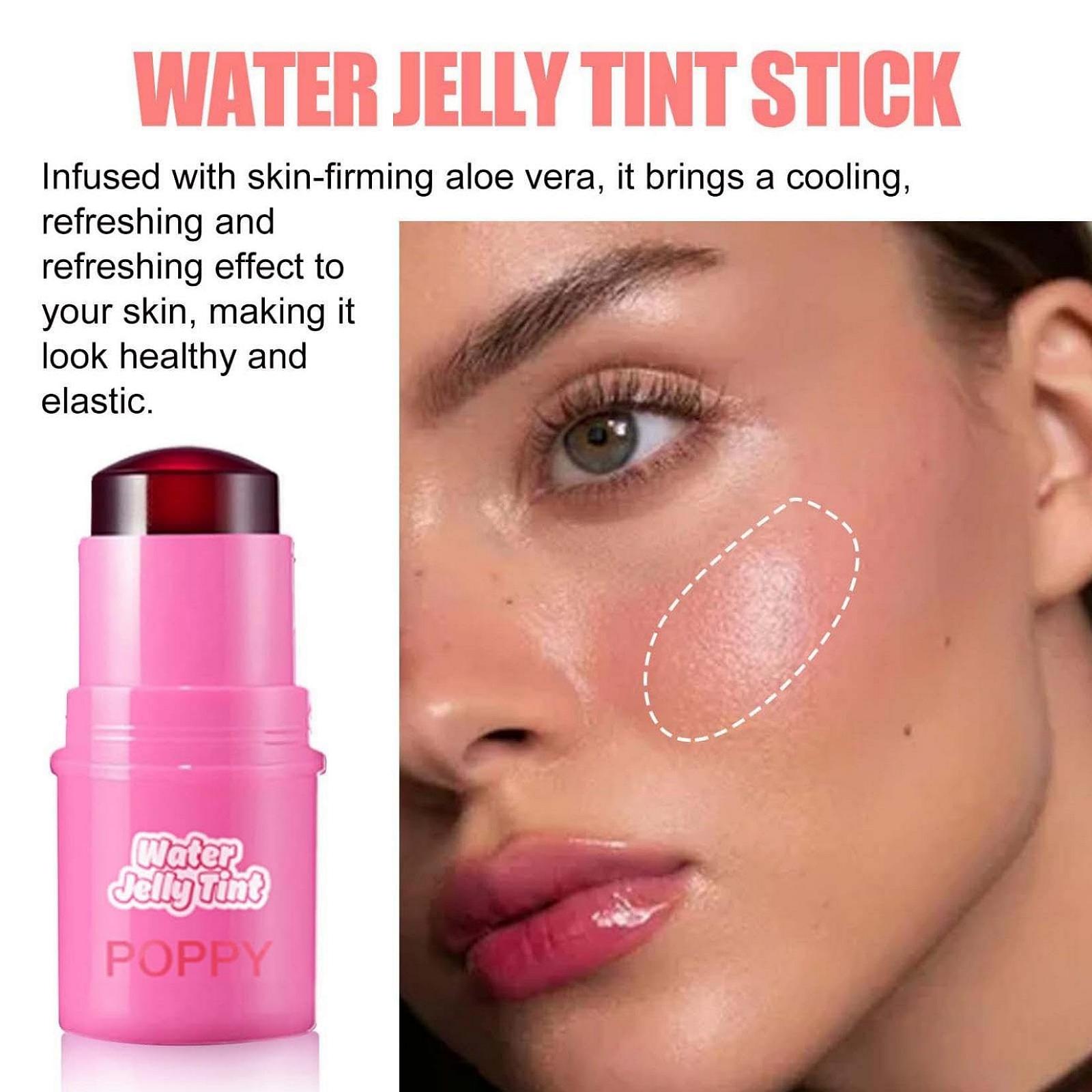 Помада Румяна Milk Cooling Water Jelly Tint Stick для Глаз (1, POOPY, 5 г), фото №7
