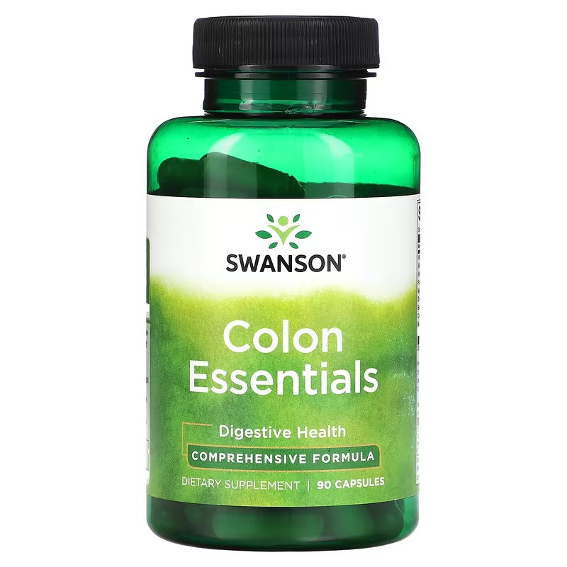 Поддержка здоровья ЖКТ Swanson Colon Essentials 90 капсул, фото №1 Поддержка здоровья ЖКТ Swanson Colon Essentials 90 капсул, фото №1