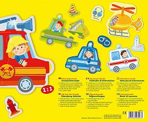 Пазл HABA My First Puzzles Emergency Vehicles 306525 от 2 лет synthetic.ua - Фото 1