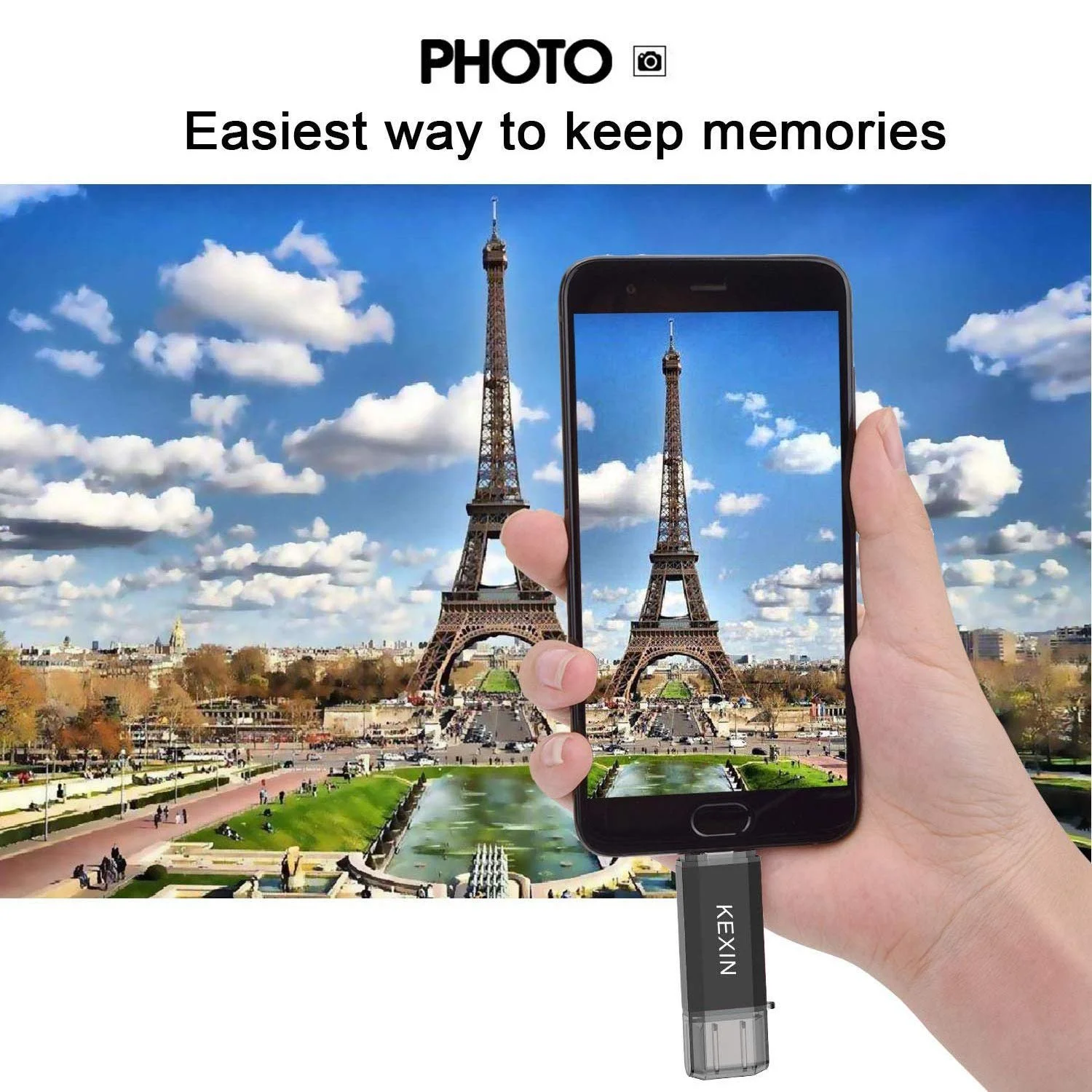 USB-флеш-накопичувач KEXIN 64 ГБ USB 3.0 Type-C/USB-A 110 МБ/с, фото №5 USB-флеш-накопичувач KEXIN 64 ГБ USB 3.0 Type-C/USB-A 110 МБ/с, фото №5