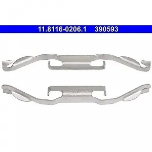 Пружина гальмівного супорта ATE 11.8116-0206.1 для BMW FORD VOLVO LAND ROVER задня вісь synthetic.ua - Фото 1