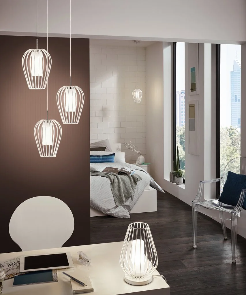 Настільна лампа Eglo Срібляста, фото №2