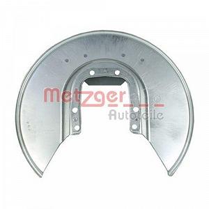 Захисний кожух гальмівного диска METZGER 6115290 для CITROËN PEUGEOT задня вісь зліва synthetic.ua - Фото 1