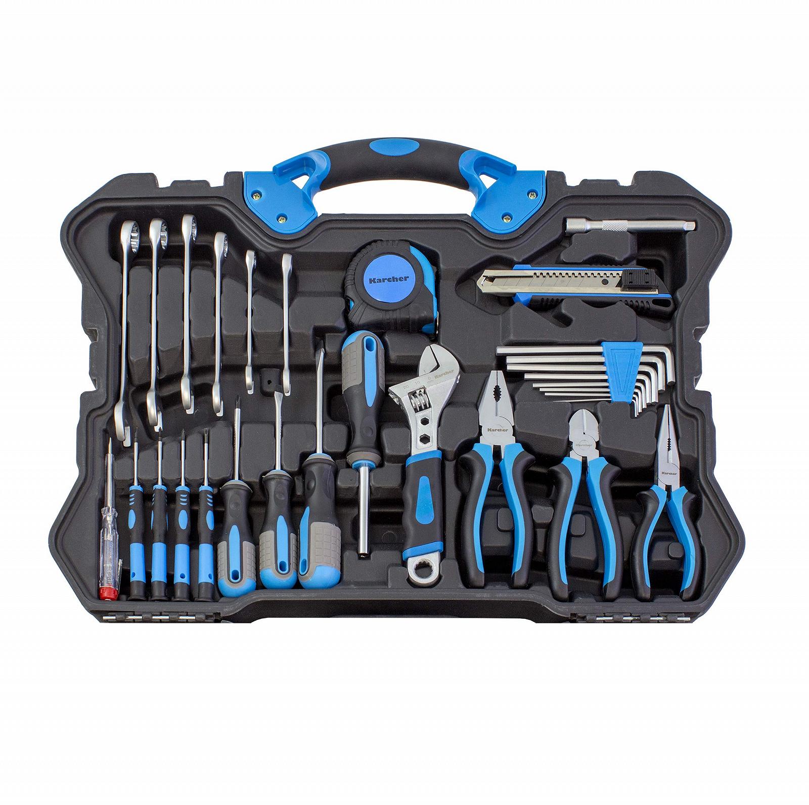 Ящик с инструментами Karcher с высококачественными инструментами из хромованадия, фото №2