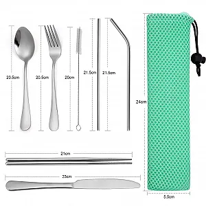 Набір столових приборів для кемпінгу Cibeat, 9 предметів ціна на synthetic.ua - Фото 1 Набір столових приборів для кемпінгу Cibeat, 9 предметів synthetic.ua - Фото 1