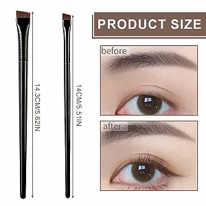 Пензель для підводки ZKHSEOU 4 Pack Професійні інструменти для макіяжу очей synthetic.ua - Фото 1