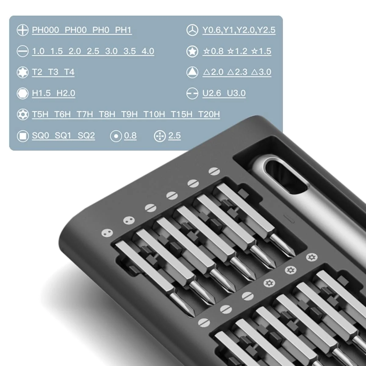 Набір викруток прецизійний STAHLWERK PSS-51 ST 51 предмет Chrome Vanadium Bit Set, фото №7