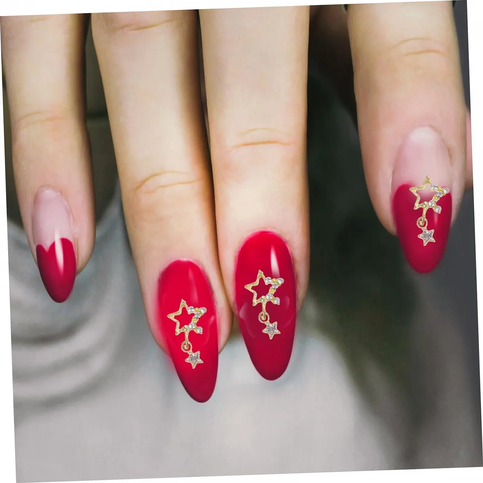 Підвіски для нігтів у формі зірок Mikinona, прикраси для манікюру, фото №5