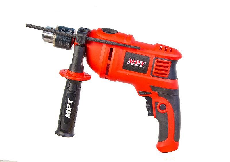 Дріль ударів MPT 13 мм 710 Вт 0-3000 об/хв 48000 уд/хв MID7103, фото №1