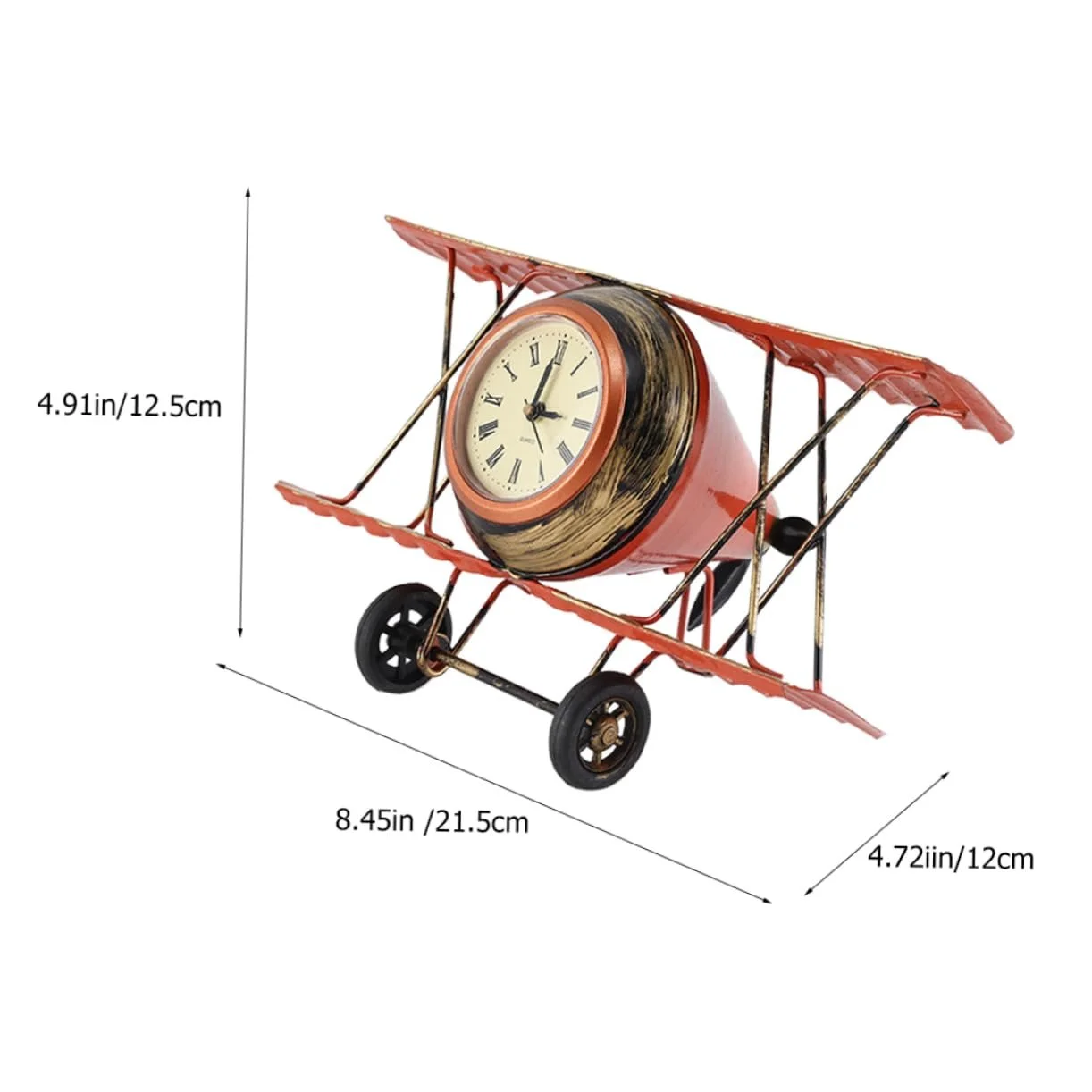 Настільний годинник MUCKLILY Flugzeiguhr Вінтажний стиль Декоративний, фото №2 Настільний годинник MUCKLILY Flugzeiguhr Вінтажний стиль Декоративний, фото №2