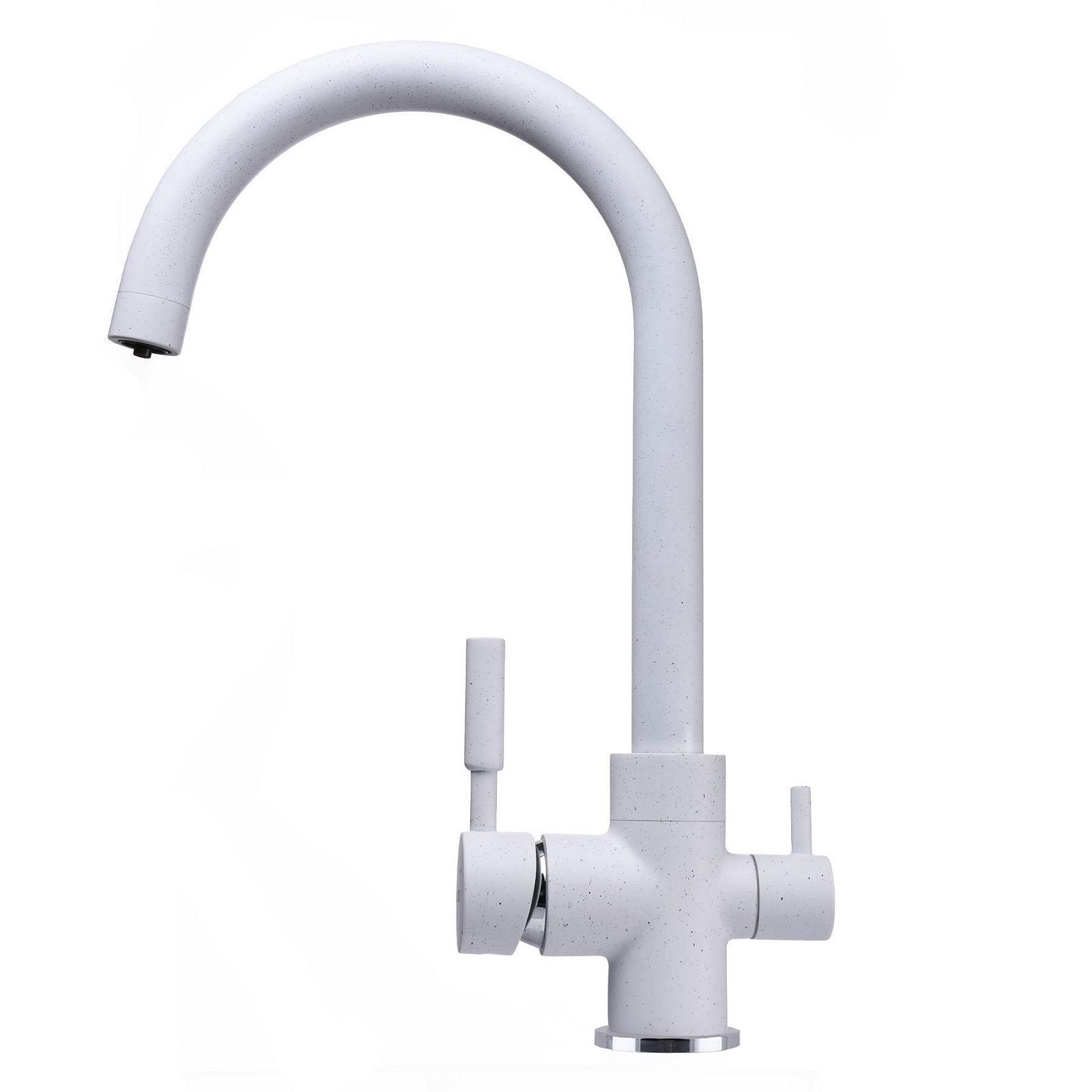 Змішувач для кухні під осмос Globus Lux LAZER GLLR-0333-7-WHITE, фото №3 Змішувач для кухні під осмос Globus Lux LAZER GLLR-0333-7-WHITE, фото №3