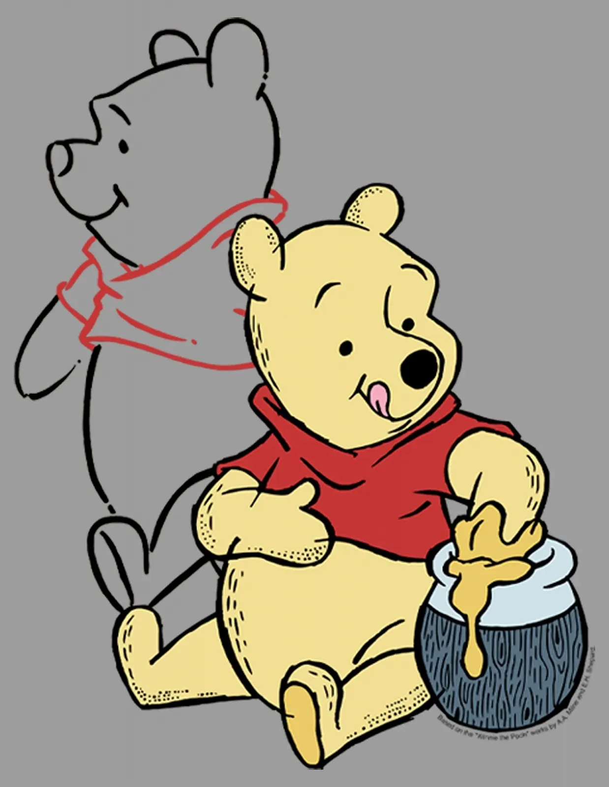 Худі Disney Pooh Line Art для хлопчиків, фото №2 Худі Disney Pooh Line Art для хлопчиків, фото №2