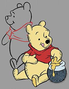 Худи Disney Pooh Line Art для мальчиков synthetic.ua - Фото 1