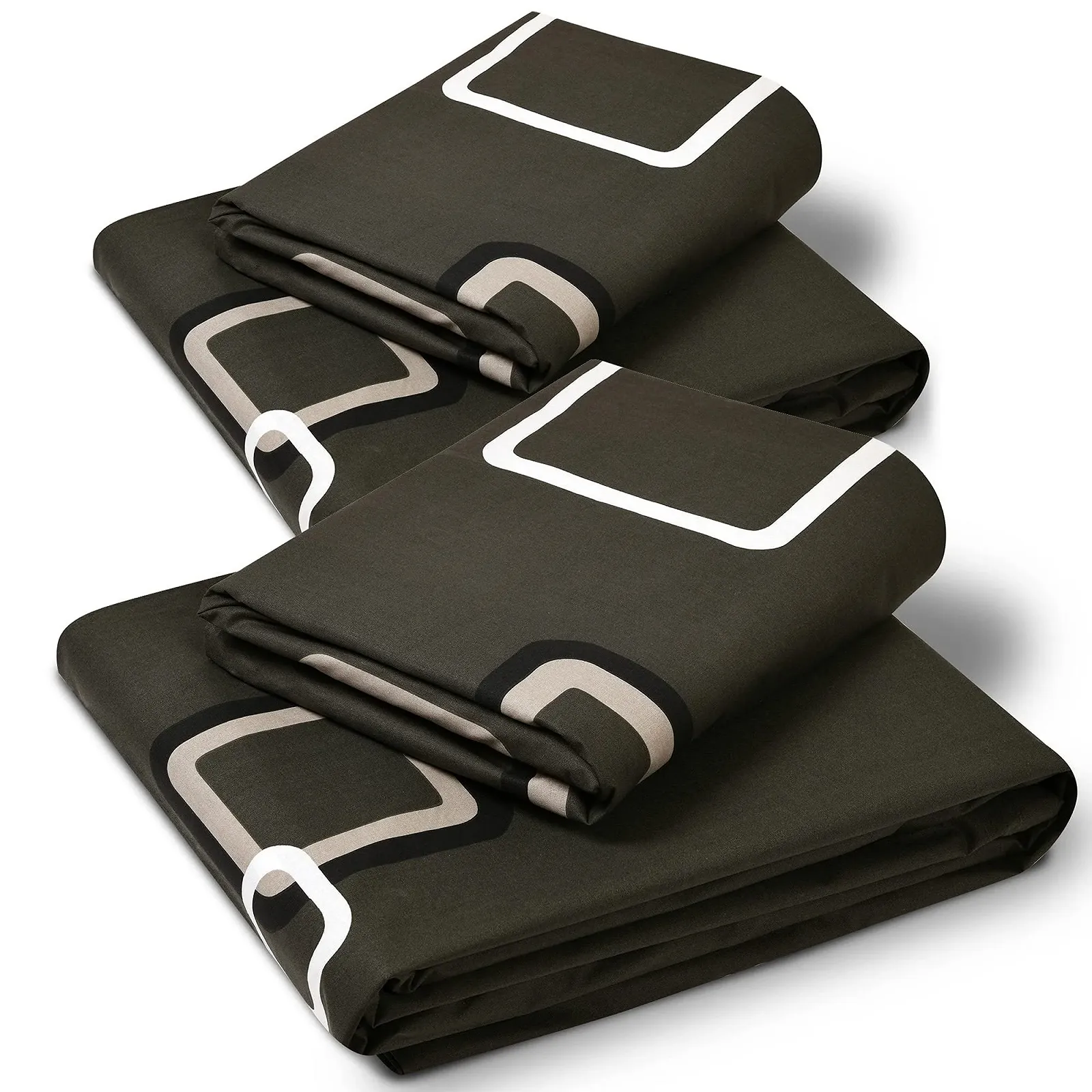 Постільна білизна Beautissu Noa 155 x 220 см Набір з 4 предметів 100% бавовна з блискавкою, фото №3