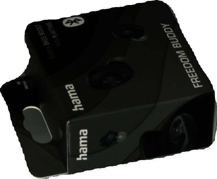 Наушники Hama Freedom Buddy Bluetooth (TWS, Вкладыши, Беспроводные, Усиление басов, Голосовое управление, с зарядным футляром) Черные, фото №5