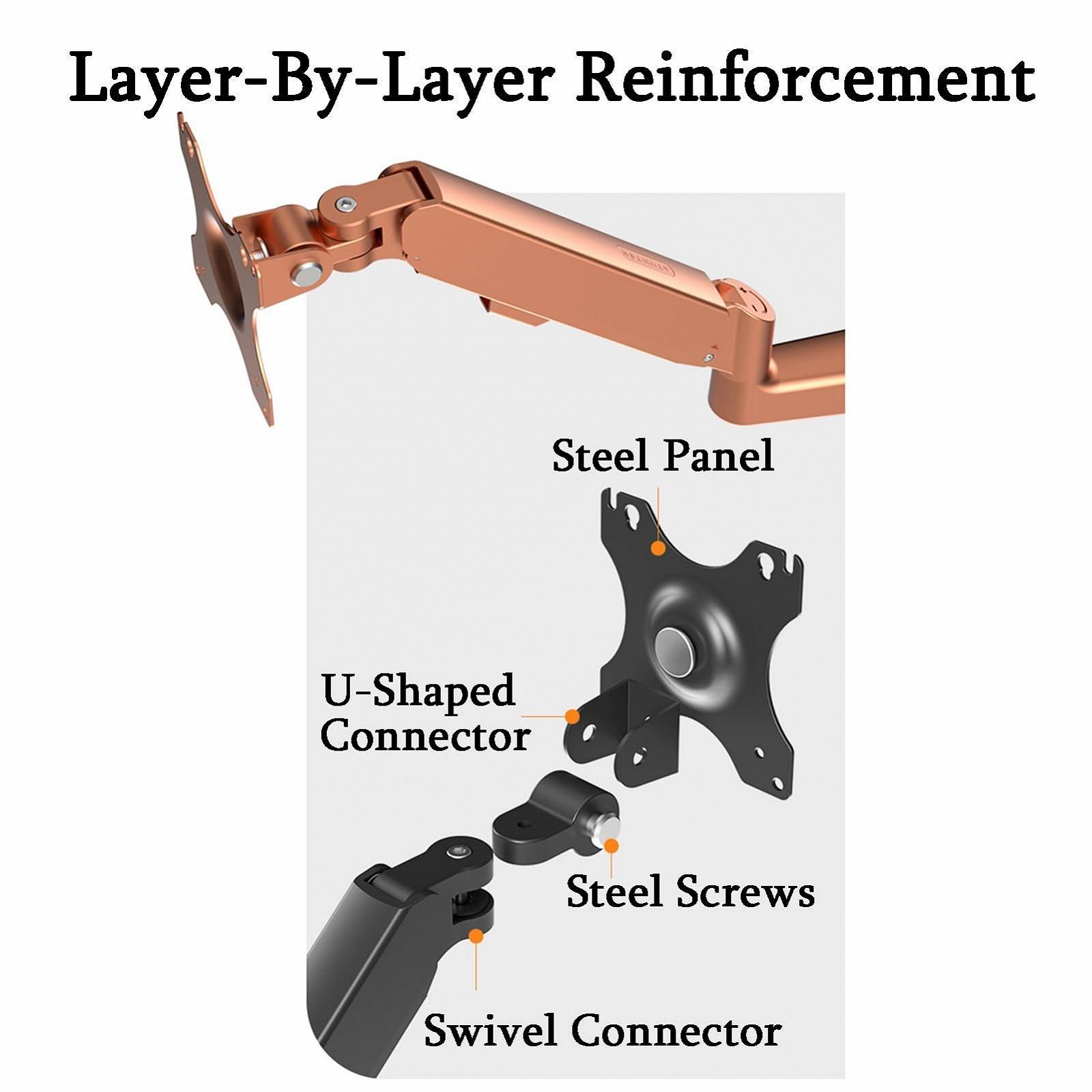 Напольная Стойка для Ноутбука, Подвижная Платформа с Двумя Экранами, Напольная Компьютерная Стойка из Стали, для Офиса, Дома, Открытого Воздуха, фото №6