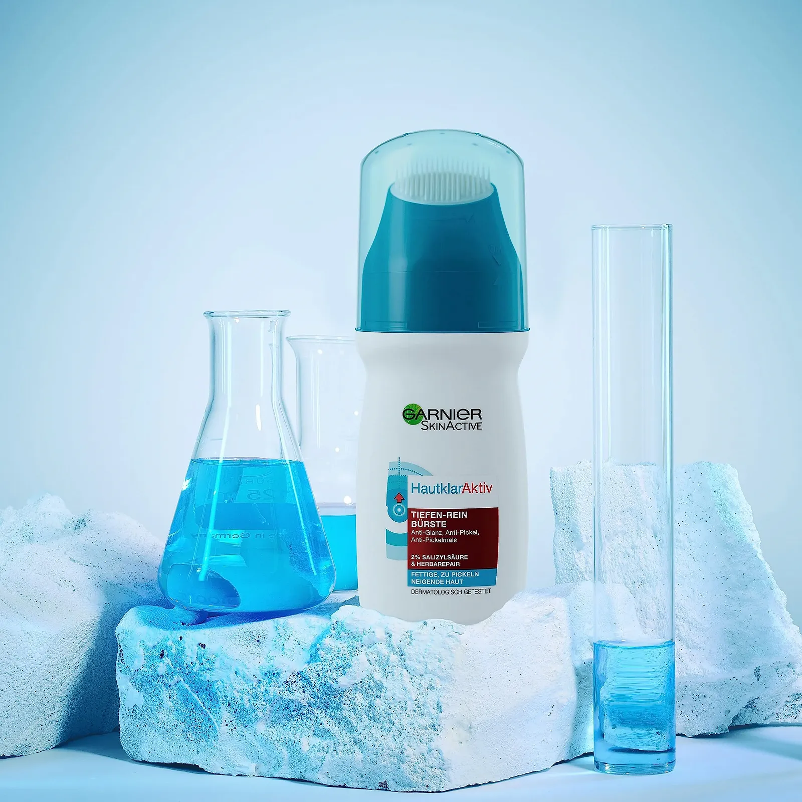 Щітка для вмивання Garnier Active Deep Pure з саліциловою кислотою, для боротьби з прищами, для чистої шкіри, 1 x 150 мл, фото №5