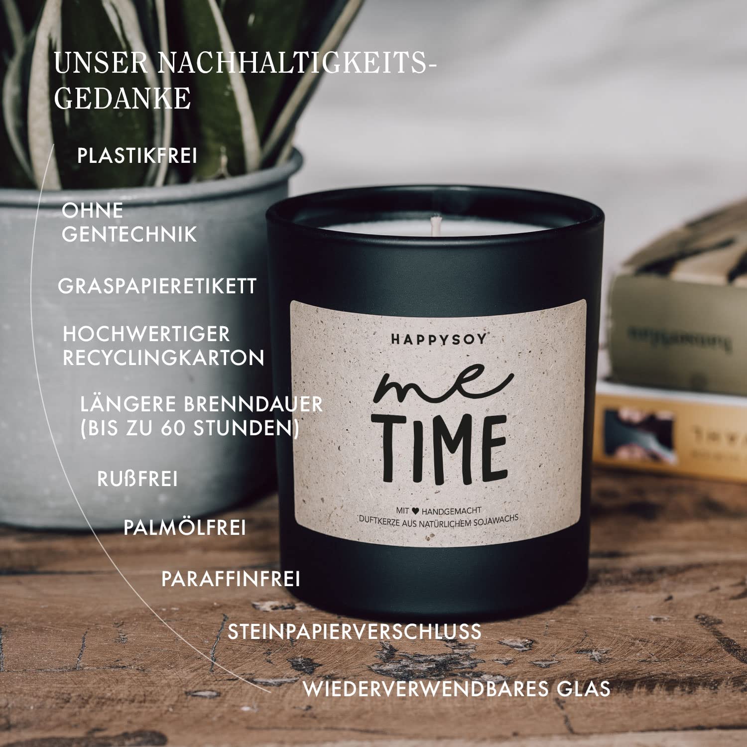 Ароматична свічка Vegan у склі з написом із соєвого воску, фото №3 Ароматична свічка Vegan у склі з написом із соєвого воску, фото №3