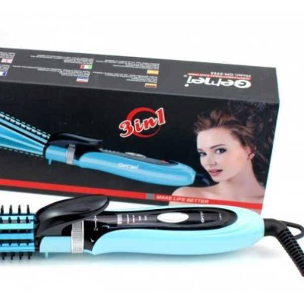 Плойка для волос 3 в 1 утюжок щипцы гофре Gemei GM 2922 45 Вт Голубой, фото №1 Плойка для волос 3 в 1 утюжок щипцы гофре Gemei GM 2922 45 Вт Голубой, фото №1