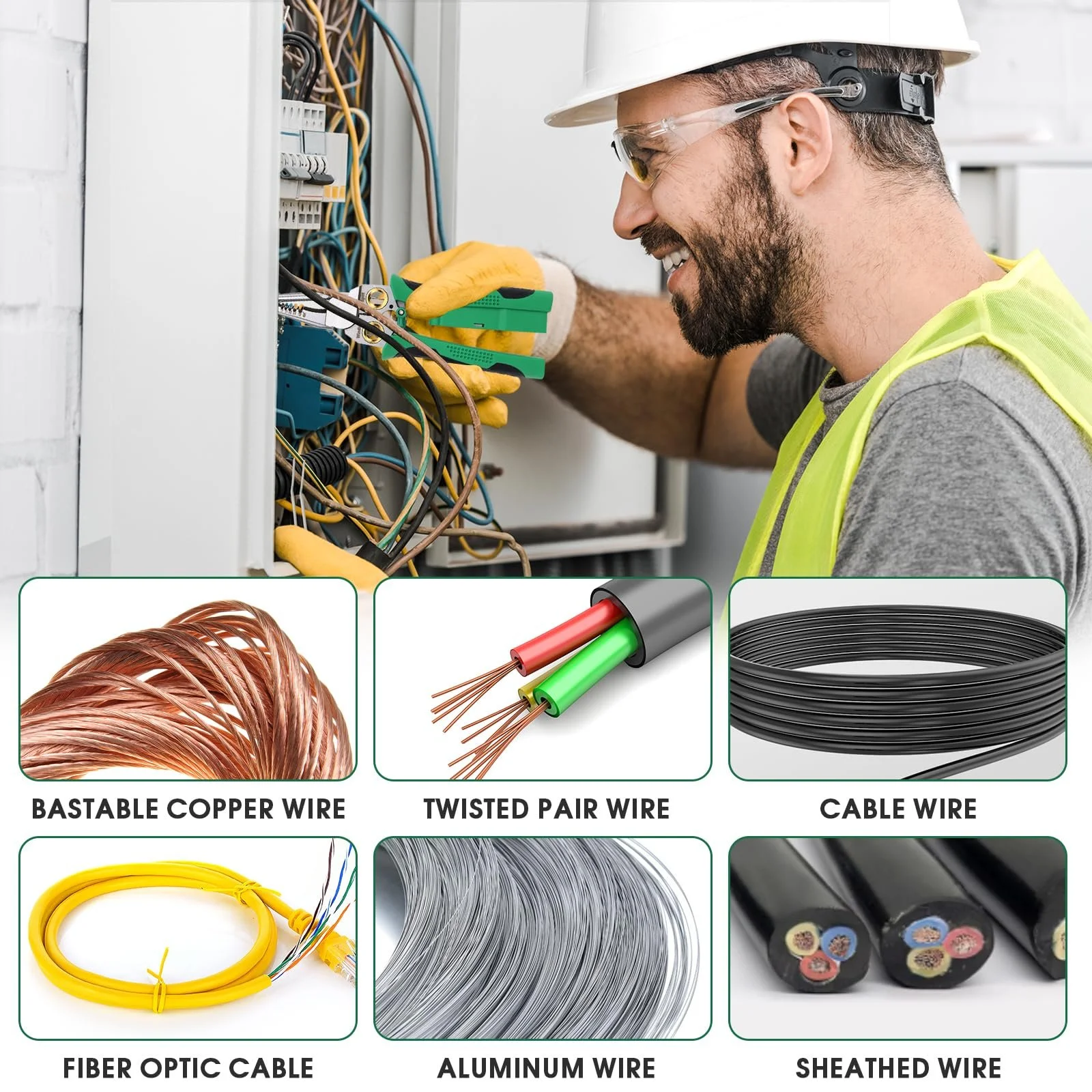 Стриппер многофункциональный с функцией измерения тока 3Cr13 12-250V AC/DC, фото №7