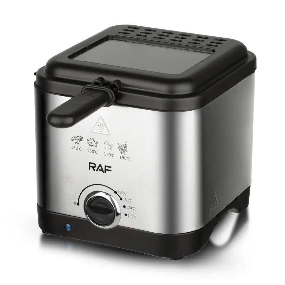 Электрическая фритюрница на 2.5 л для жарки без масла 1000 Вт Deep Fryer RAF R.5300 Воздушная, фото №4 Электрическая фритюрница на 2.5 л для жарки без масла 1000 Вт Deep Fryer RAF R.5300 Воздушная, фото №4