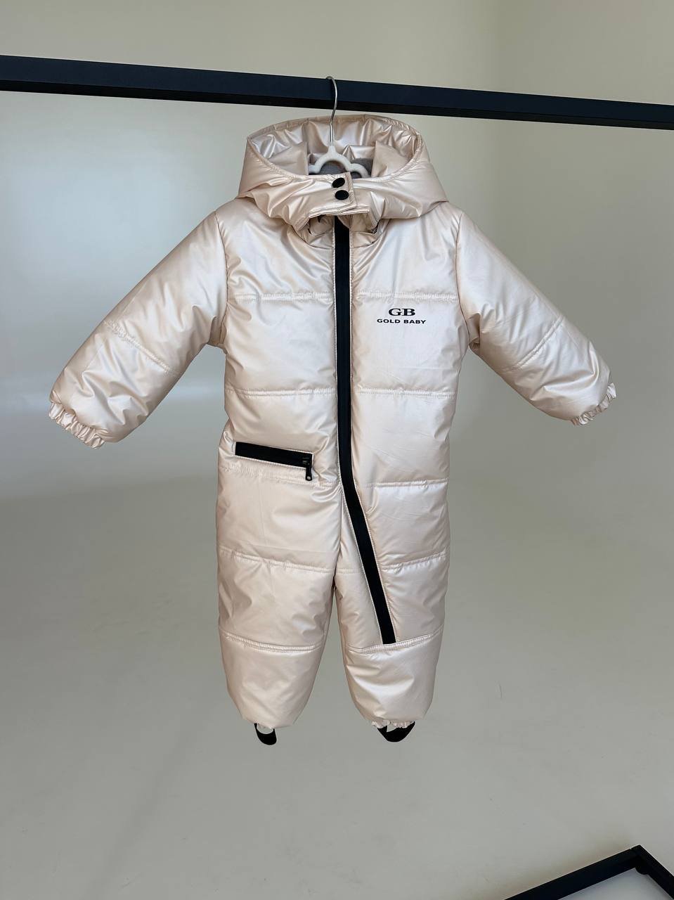 Демісезоний комбінезон 74 розмір бежевий, фото №2 Демісезоний комбінезон 74 розмір бежевий, фото №2