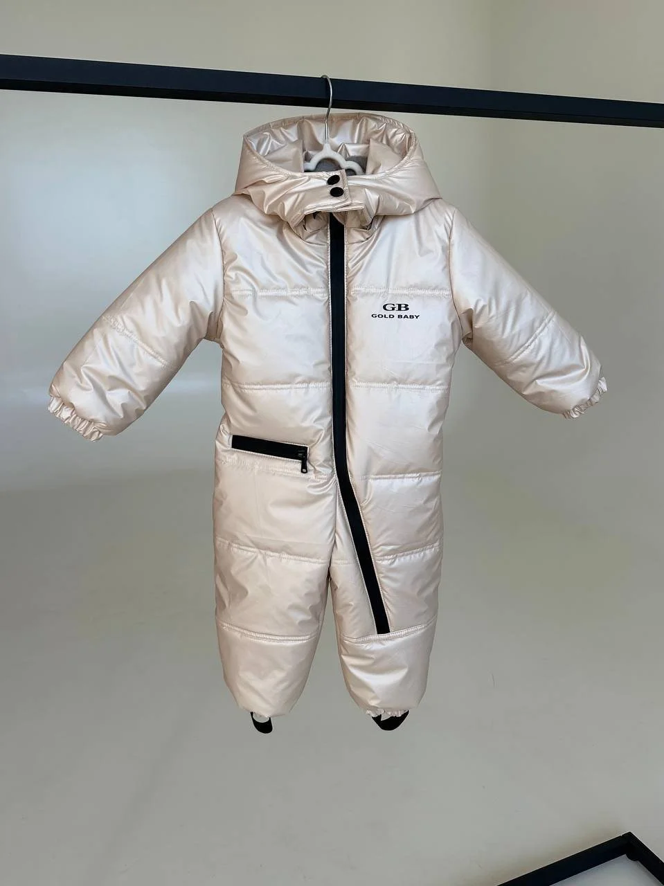 Демісезоний комбінезон 74 розмір бежевий, фото №2