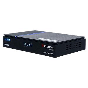 Android TV медиаплеерOctagon Spirit PRO 4K UHD, Dual Band WiFi WiFi, Bluetooth пульт дистанционного управления, голосовое управление, HDR10+, HLG, 2 ГБ RAM и 32 ГБ Flash, TV IP ресивер, Bluetooth 5.1 synthetic.ua - Фото 1