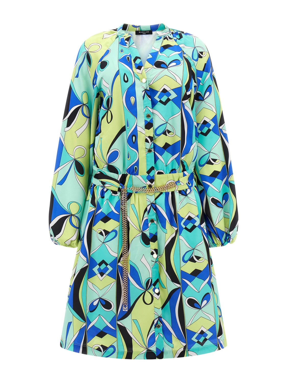 Женское платье GUESS by Marciano Geometric Vibrance Разноцветное - 42, фото №6