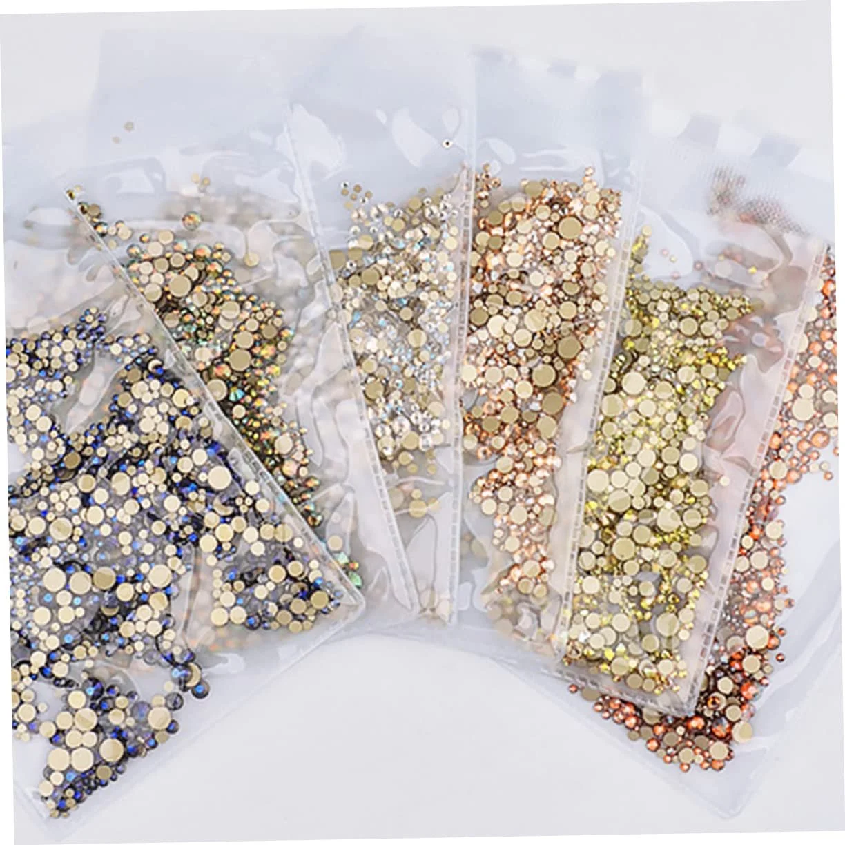 Стрази для нігтів Housoutil Crystal 4320 штук, фото №4