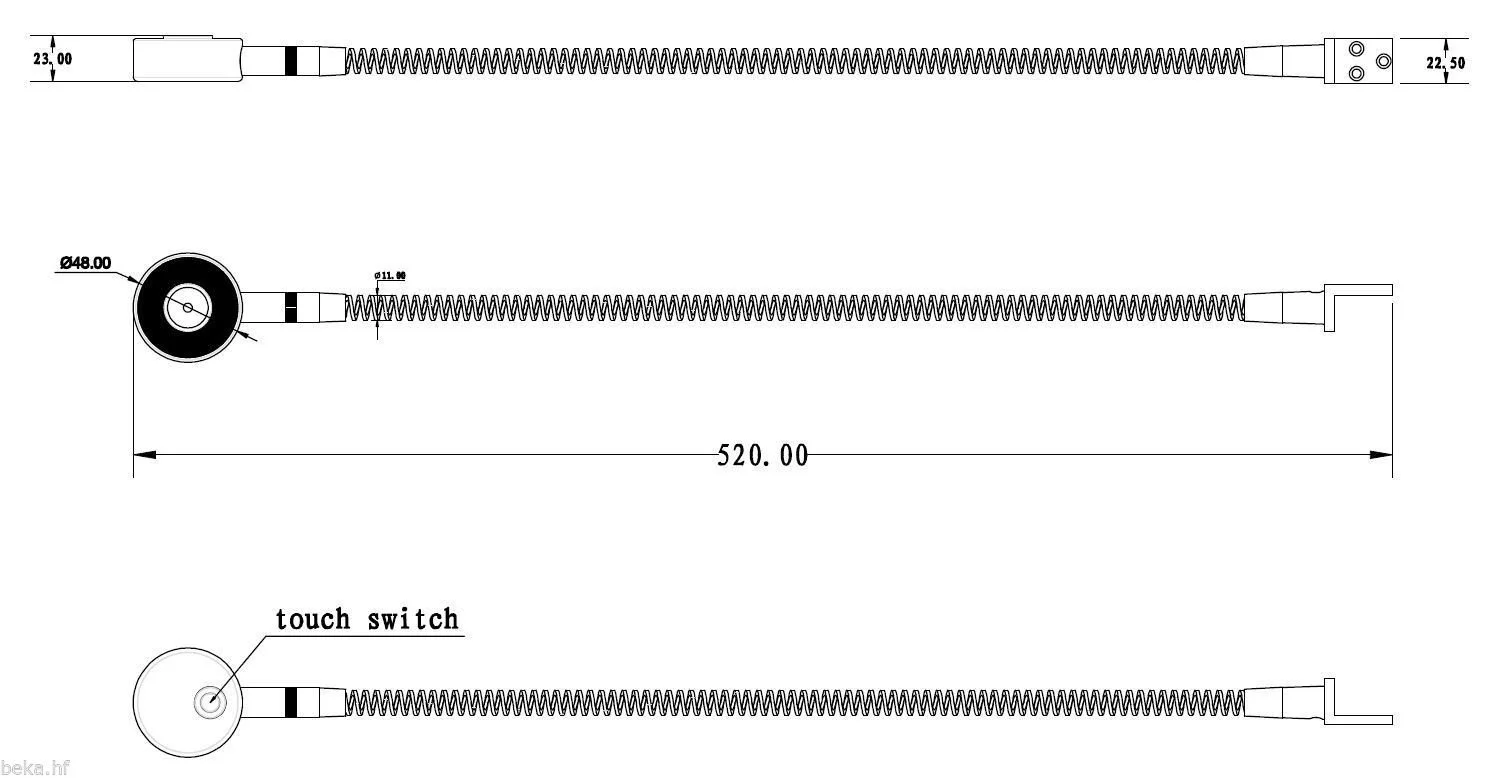 Настільна лампа LED Bedside Light Flex Light Touch Switch Сріблясто-сірий/Хром, фото №5