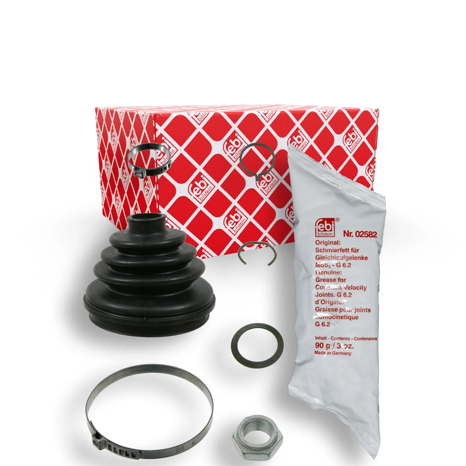 Комплект пильника приводного валу FEBI BILSTEIN 08301 для AUDI SEAT VW передня вісь, фото №1