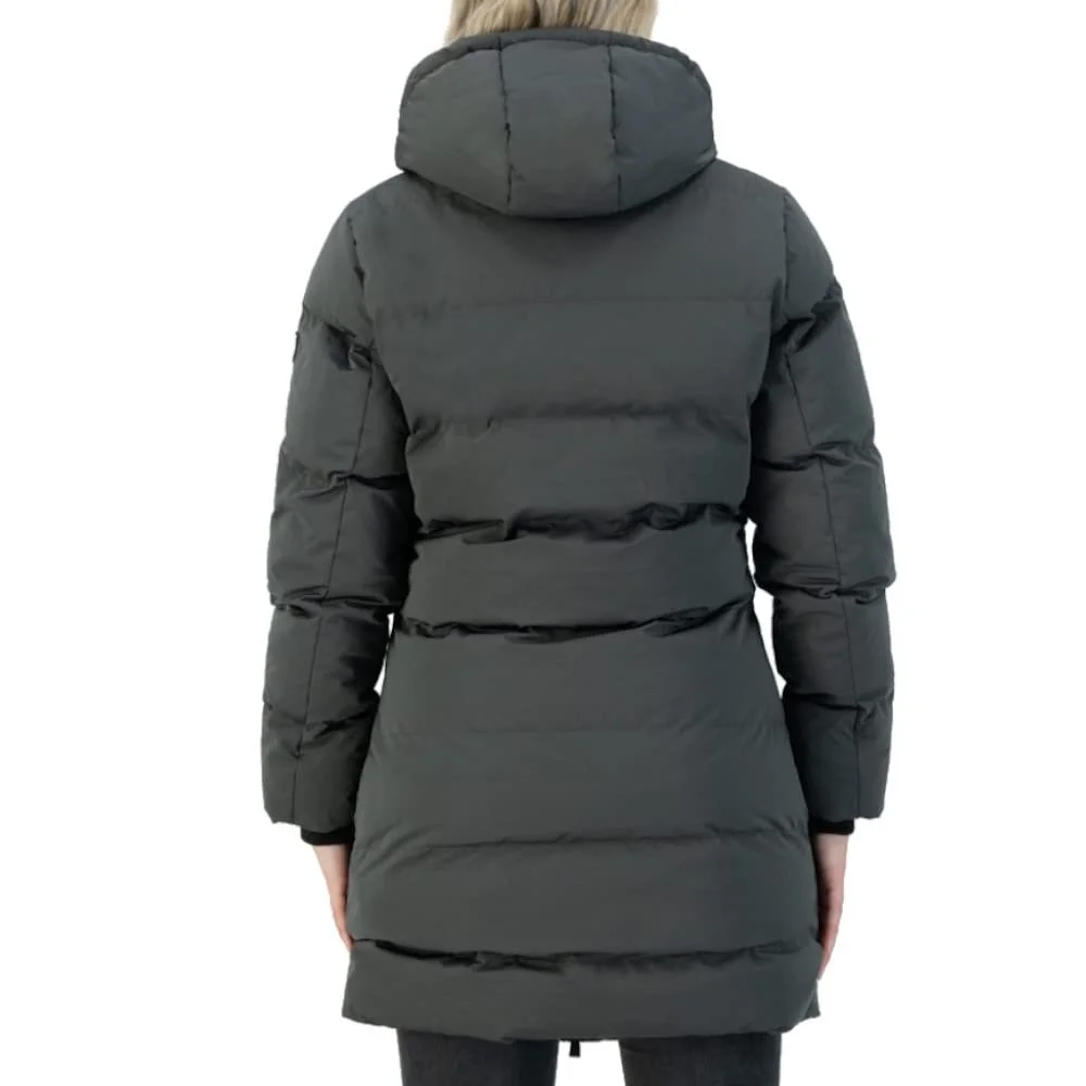 Женское зимнее пальто Kjelvik стеганое с капюшоном, фото №3