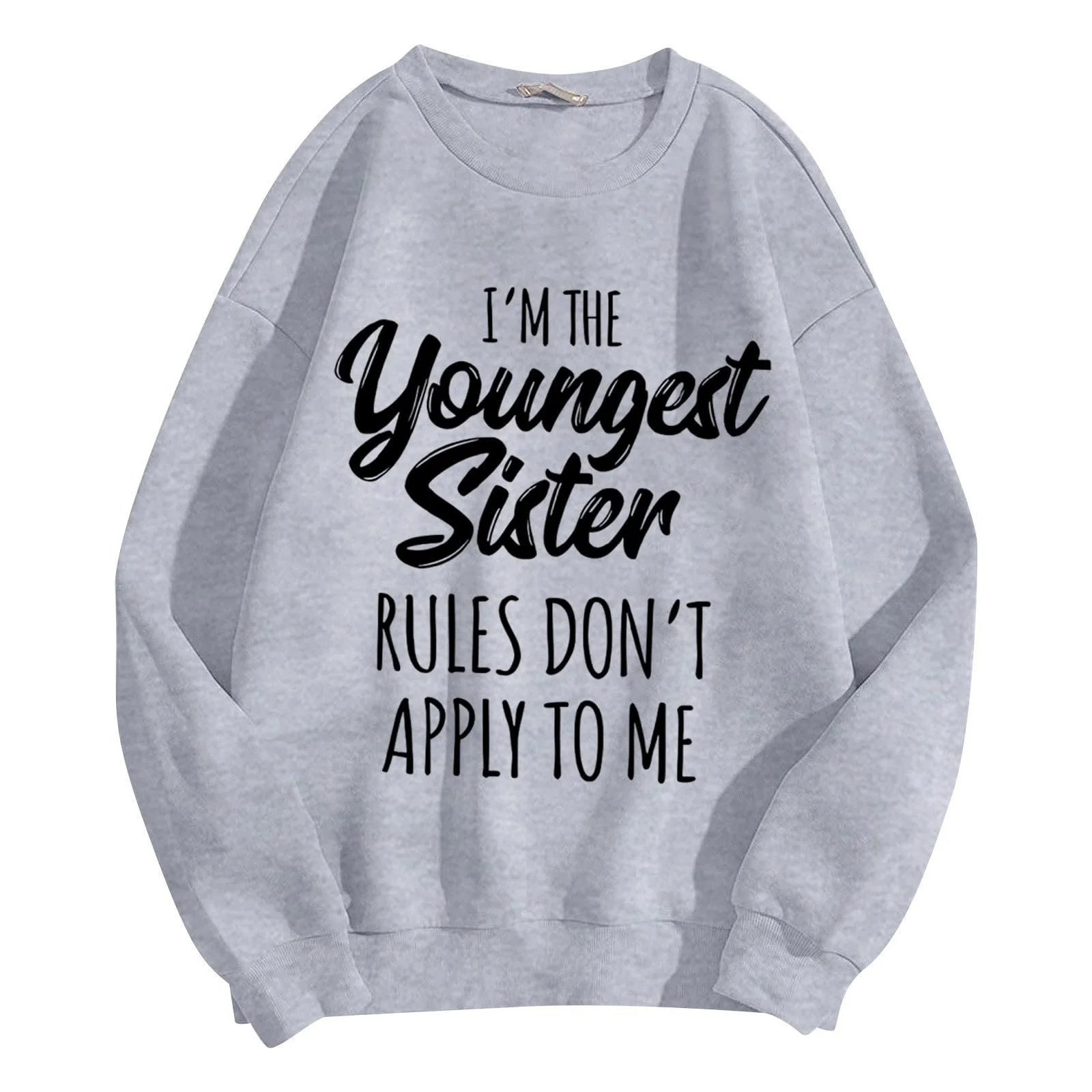 Пуловер Qzeanxy Женский Свитшот Однотонный, фото №1