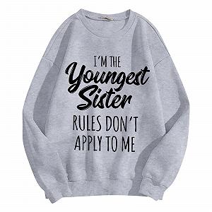 Пуловер Qzeanxy Жіночий Світшот Однотонний - Фото 1