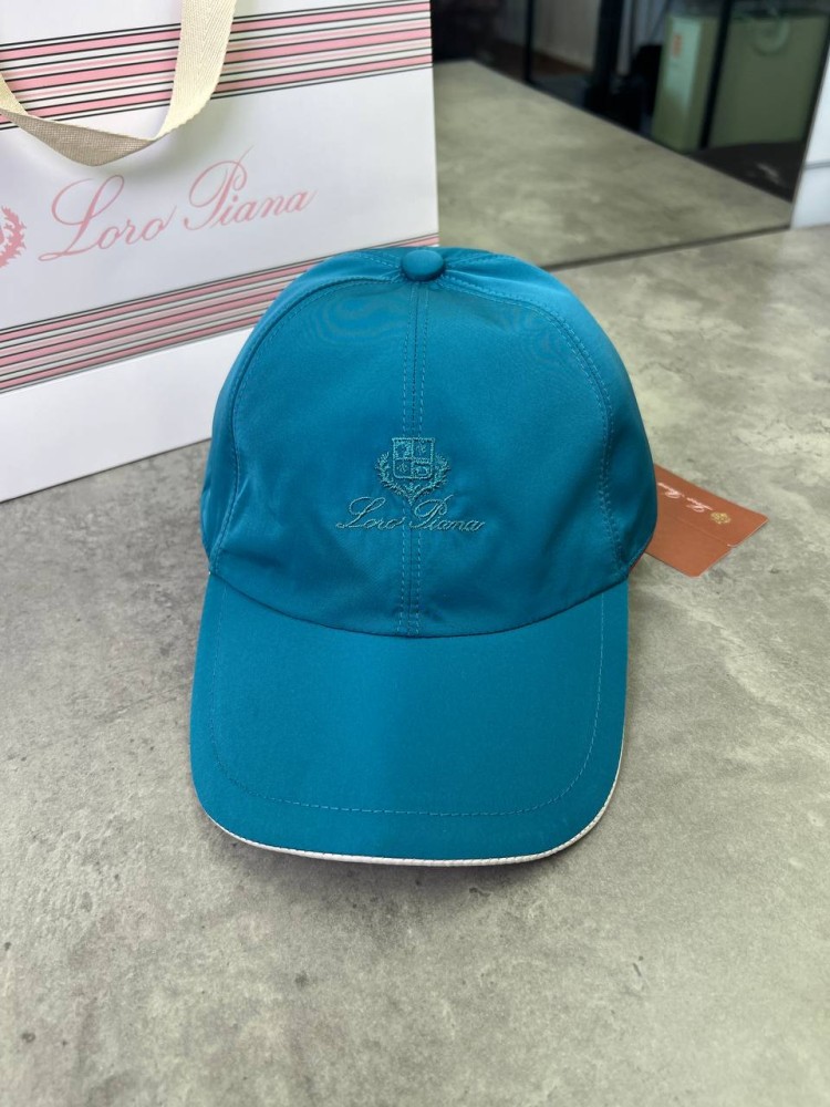 Кепка Loro Piana голубая gu590, фото №2