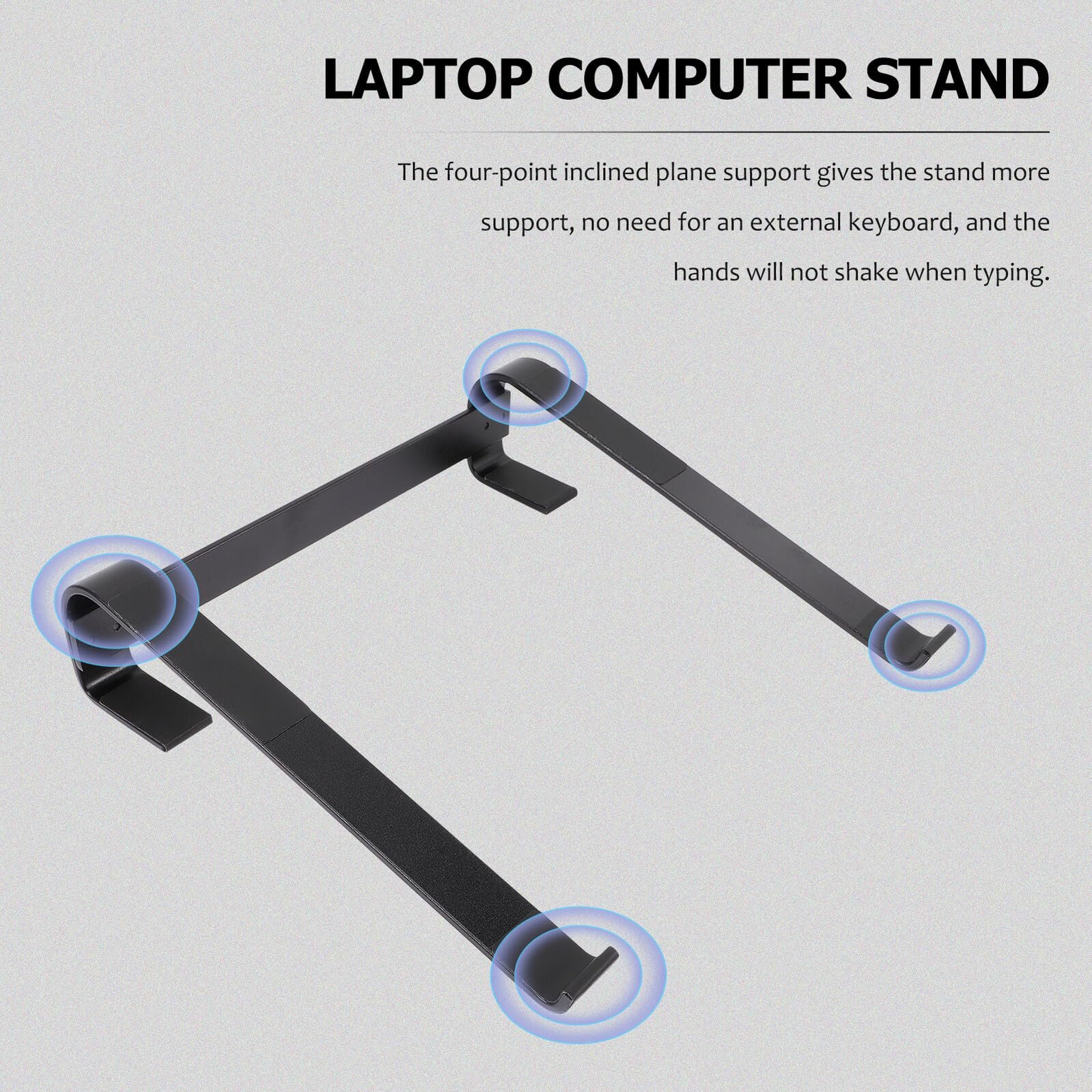 Підставка для ноутбука з алюмінієвого сплаву з нековзким тримачем, що обертається, для ергономічного, фото №7 Підставка для ноутбука з алюмінієвого сплаву з нековзким тримачем, що обертається, для ергономічного, фото №7