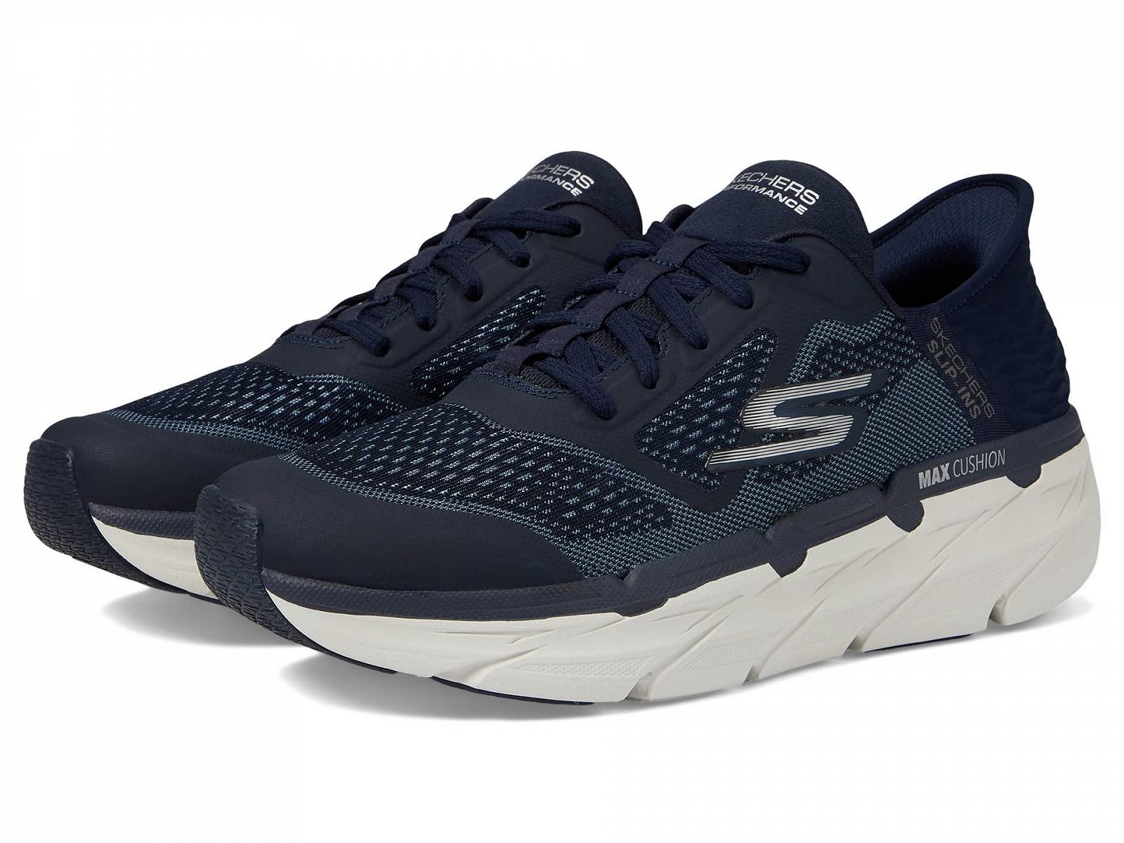 Кросівки Skechers Max Cushioning Slip-ins Schwarz/Weiß, 43.5 EU, фото №3