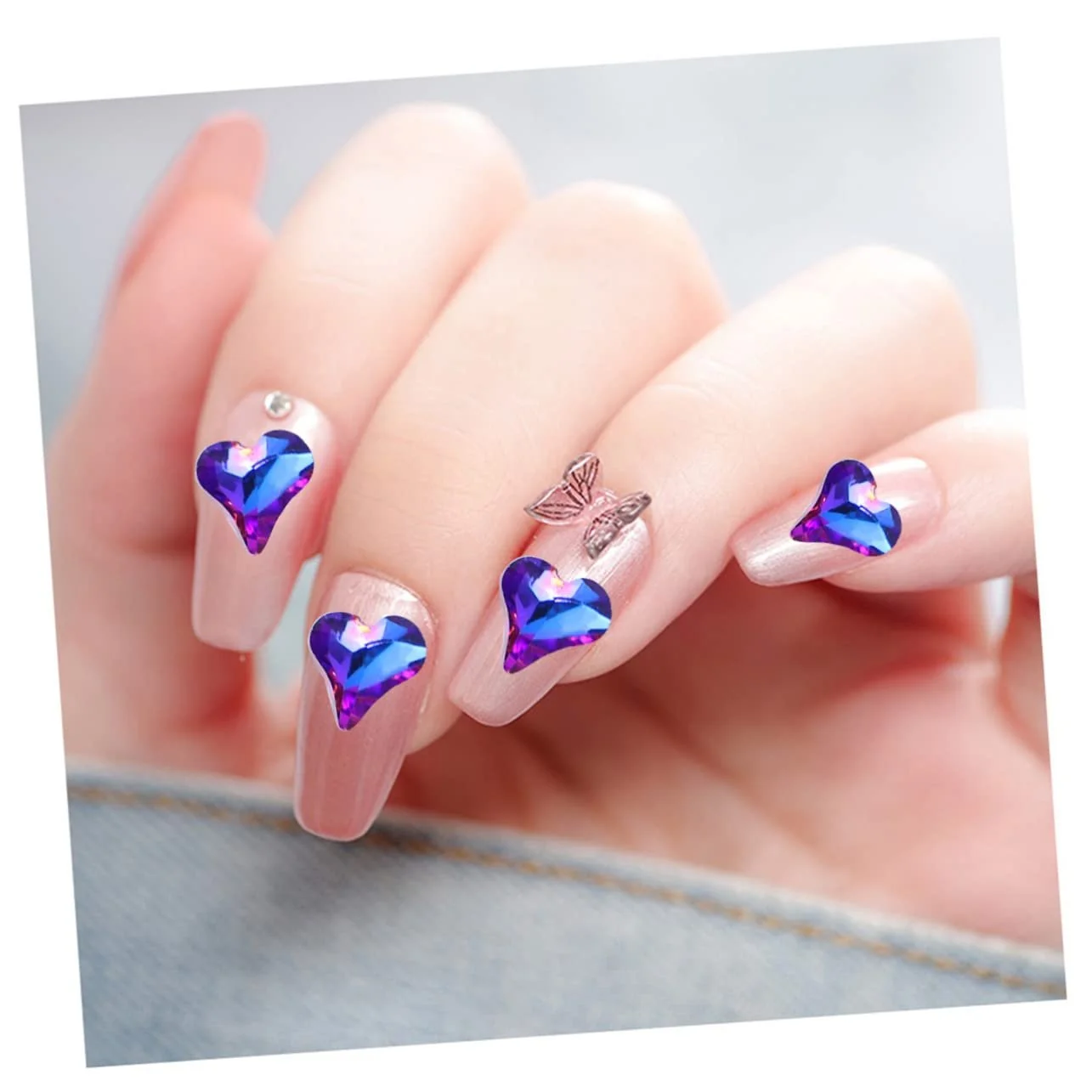 Наклейки для нігтів FRCOLOR 60 шт, прикраси для манікюру, фото №3