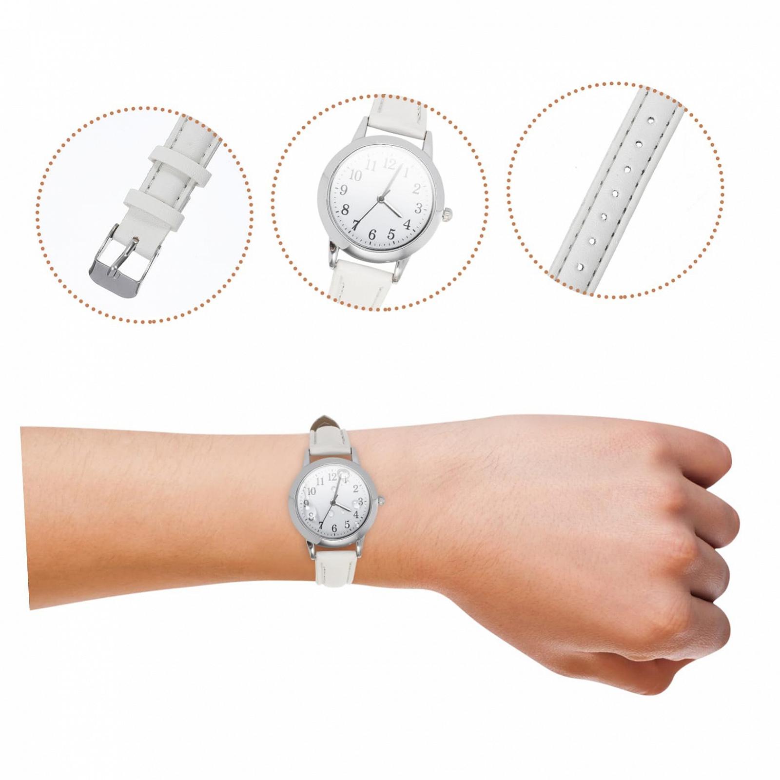 Кварцевые часы Beaupretty с ПУ кожаным ремешком, фото №3