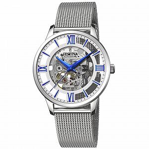 Механические часы Festina Minimalist F20534/1 серебристого цвета - Фото 1