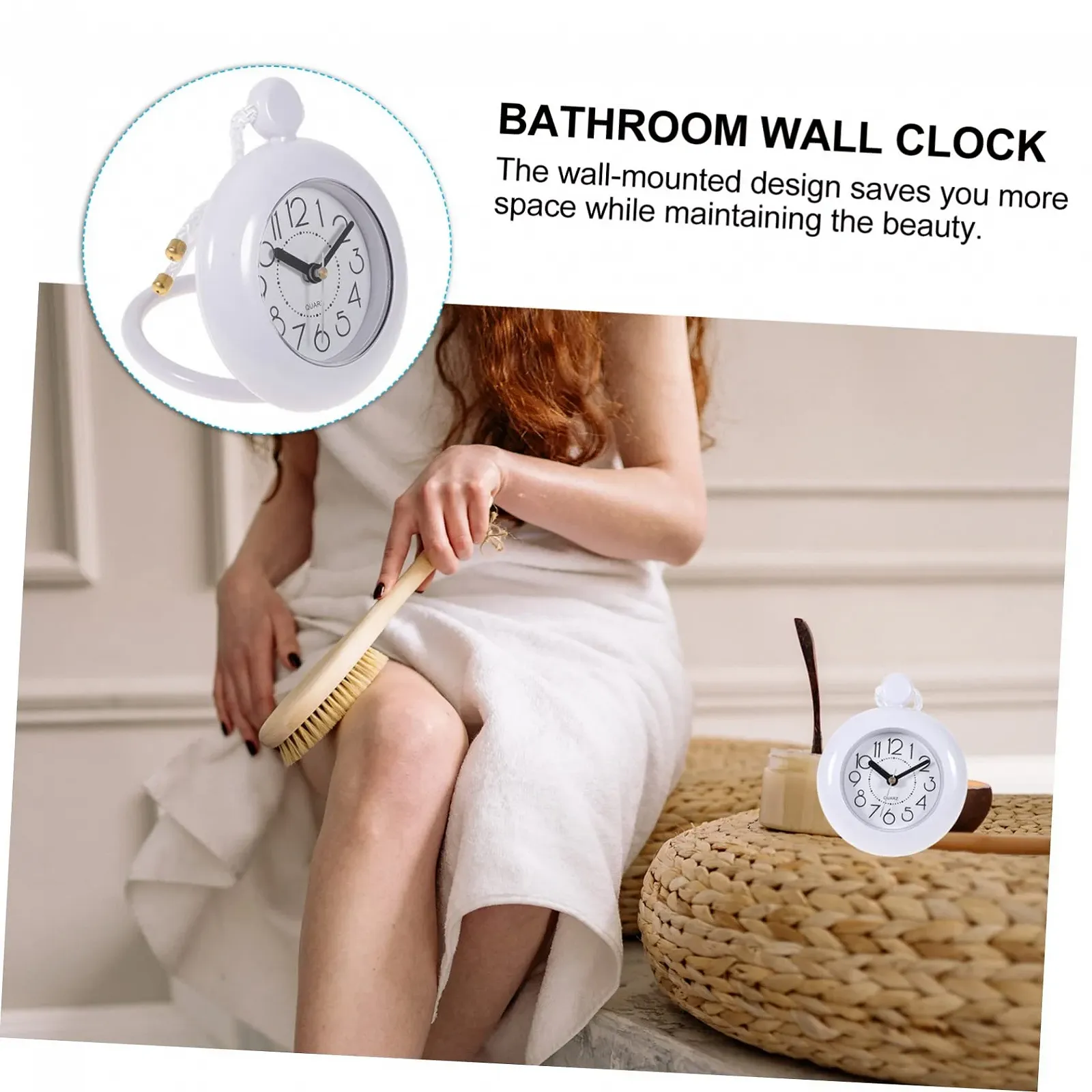 Годинник настінний PartyKindom для ванної кімнати, фото №3