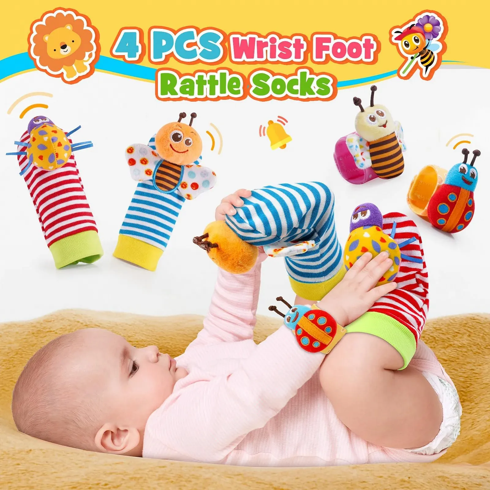 Набор погремушек-прорезывателей 14 шт, фото №3 Набор погремушек-прорезывателей 14 шт, фото №3