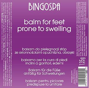 Бальзам для ніг BINGOSPA проти болю та набряків 135 г synthetic.ua - Фото 1